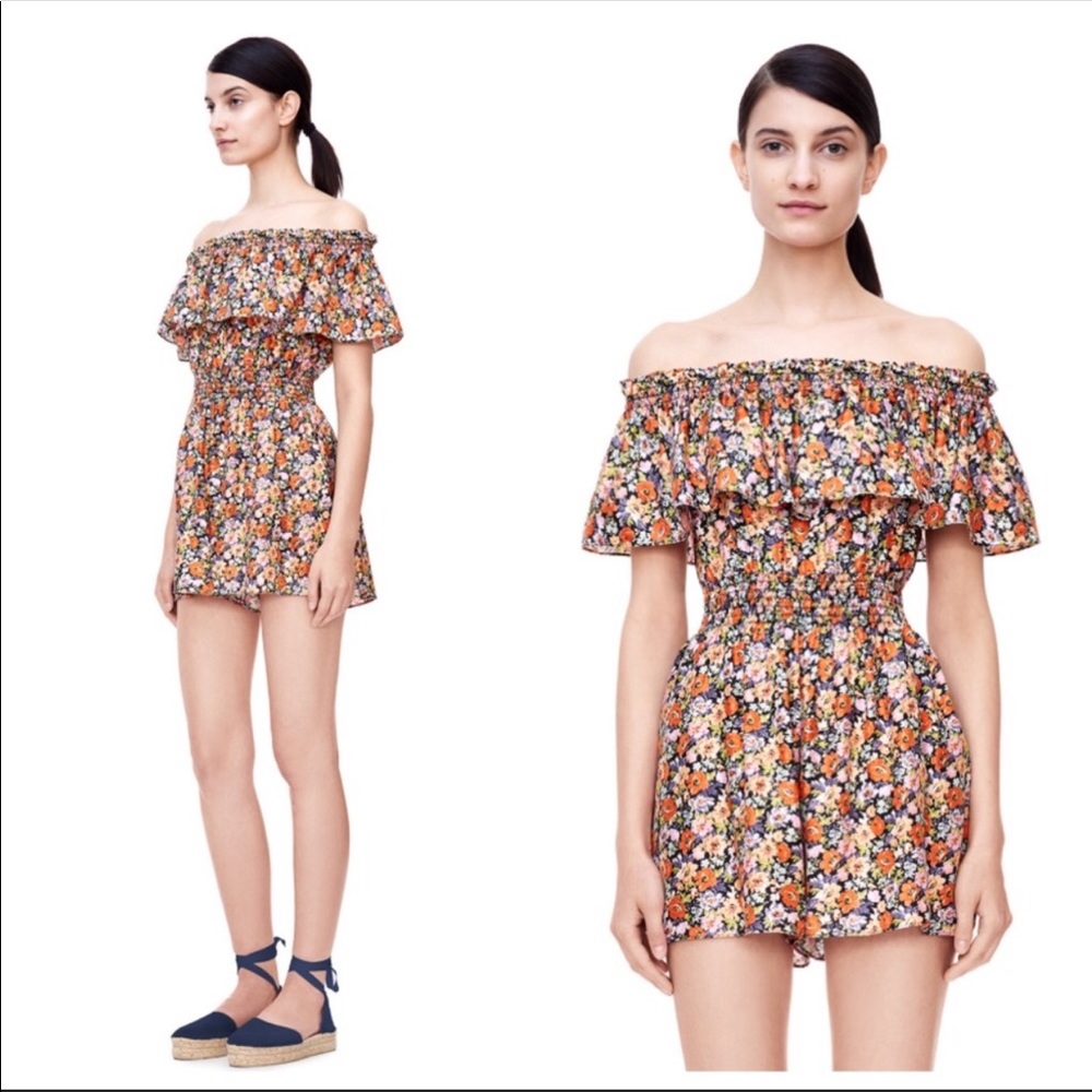 New With Tags Rebecca Taylor Silk Romper